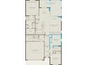 Detailed floor plan showcasing the layout of the home with a lanai, garage, and gathering room at 6920 Dappled Oak Way, Orlando, FL 32829