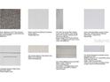 Sample board featuring various tile options for bathrooms and kitchens at 5352 Spoonflower Ct, St Cloud, FL 34771