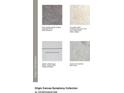 Symphony collection featuring Shaw carpet, ITS Boston Amber tile, shaker style cabinets, and Blanco Sand granite countertops at 7355 Capstone Dr, Groveland, FL 34736