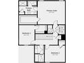 Second floor layout with primary suite, two additional bedrooms, two bathrooms, and a laundry room at 7355 Capstone Dr, Groveland, FL 34736