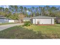 Landscaped front yard showcases vibrant greenery, decorative edging, and a well-maintained lawn, enhancing curb appeal at 8691 Contoura Dr, Orlando, FL 32810