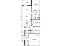 Detailed floor plan showcasing layout with dimensions and room names at 3864 Bluethread Way, Poinciana, FL 34759