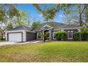 Charming single-Gathering home featuring a well-manicured lawn and a classic color scheme at 827 Royalwood Ln, Oviedo, FL 32765