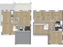 Detailed floor plan showcasing the layout with dimensions at 1063 Eagles Forrest, Apopka, FL 32712