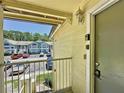 View from the condo porch looking out at the parking area and surrounding condo community at 2040 Royal Bay Blvd # 30, Kissimmee, FL 34746