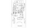 Detailed first floor plan showcases layout with Primary suite, living spaces, kitchen, and three-car garage at 4654 Thornlea Rd, Orlando, FL 32817