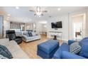 Spacious living room featuring an open floor plan and comfortable seating at 706 Hyperion Dr, Debary, FL 32713