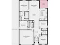 Detailed floorplan featuring four bedrooms, a primary suite, a great room, a kitchen, and a lanai at 146 Jones Fish Camp Rd, Edgewater, FL 32141