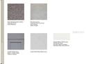 Selection of interior materials including Shaw carpet, tile, shaker cabinets, quartz pebble and Sherwin Williams paint at 146 Jones Fish Camp Rd, Edgewater, FL 32141