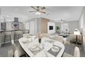 The house has an open floor plan and a modern design at 5325 Glasgow Ave, Orlando, FL 32819