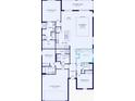 Detailed floor plan showcasing the layout of the home, including bedrooms, bathrooms, and living spaces at 1875 Groveline Rd, St Cloud, FL 34771