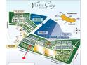 Vista Cay community map showcasing pools, club house, fitness center, parking, and lake side condos at 4814 Cayview Ave # 407, Orlando, FL 32819