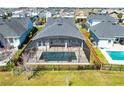 Screened pool area offering privacy and relaxation in a fenced backyard at 13059 Stoddart Ave, Orlando, FL 32827