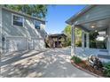 Detached two car garage and outdoor kitchen area at 2109 E Central Blvd, Orlando, FL 32803