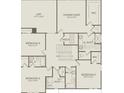 Second floor plan showcasing a loft, owner's suite, and three additional bedrooms with bathrooms at 6006 Forest Perch Dr, St Cloud, FL 34771