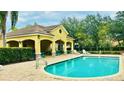 Community pool and cabana area perfect for relaxing at 2144 Rookery Ln, Sanford, FL 32773
