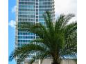 Modern high-rise building with a palm tree in the foreground, reflecting tropical city living at 150 E Robinson St # 405, Orlando, FL 32801