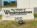 Entrance sign to The Villages of Windmeadows, a private condominium community at 482 Windmeadows St # 482, Altamonte Springs, FL 32701