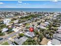 A coastal home with ocean views is situated in a sunny neighborhood near the beach at 134 Roberta Rd, Ormond Beach, FL 32176