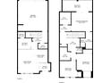 Detailed floorplan showcasing layout of rooms on floor one and two at 1341 Mill Stream Ln, Winter Springs, FL 32708
