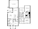 Detailed floor plan showcasing the layout with kitchen, living spaces, bedrooms, and garage at 5814 Bimini Twist Loop, Orlando, FL 32819