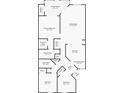Here is the layout for the home with the dimensions listed per room in the property at 640 Cranes Way # 164, Altamonte Springs, FL 32701