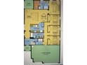 Spacious floor plan featuring 4 bedrooms, 2 bathrooms, 3 car garage and an open-concept kitchen and Gathering room at 179 Blue Cypress Dr, Davenport, FL 33837
