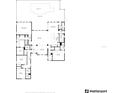 Detailed floorplan highlighting layout, bedrooms, bathrooms, living spaces, and pool location at 16736 Broadwater Ave, Winter Garden, FL 34787