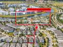 Beautiful aerial view showing a short walk to the clubhouse at 4704 Sleepy Hollow Dr, Kissimmee, FL 34746