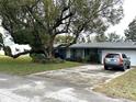 Exterior view of a home featuring a spacious driveway and mature landscaping at 63 Dahlia Dr, Debary, FL 32713