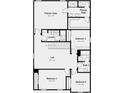 Second floor plan showcasing a primary suite, three bedrooms, a loft, and a laundry room at 674 Teviot Rd, Haines City, FL 33844