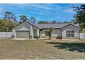 Attractive single-story home showcasing a well-maintained lawn and a front yard with mature tree at 209 Roman Ct, Deltona, FL 32738