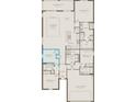 Detailed floorplan showcases the layout of the home, including bedroom sizes and room placement at 6038 Tree Crossing Ln, St Cloud, FL 34771