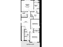 Second floor layout featuring primary suite, two bedrooms, loft and hall bath at 15573 Gentle Rain Dr # 193, Winter Garden, FL 34787