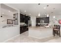 Modern kitchen with stainless steel appliances and granite countertops at 31 Abacus Ave, Ormond Beach, FL 32174