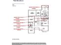 Second-floor blueprint displaying the layout, dimensions, and features of the bedroom spaces at 6244 Trailblaze Bnd, St Cloud, FL 34771