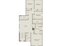 Layout of second-floor with four bedrooms, loft, and owner's suite at 7006 Rosy Sky Ave, Orlando, FL 32829