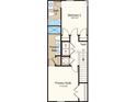 A second floor floorplan showing the primary suite, bedroom 2, and bathroom 2 at 3158 Skyline Loop, Kissimmee, FL 34758