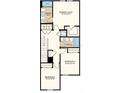 Second-floor plan featuring the primary suite, bath, and additional bedrooms and bathrooms at 3550 Mayfair St, Kissimmee, FL 34758