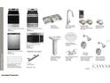Selection of stainless steel kitchen appliances, faucets, sinks, door hardware, and bathroom hardware at 4741 Cloister St, Kissimmee, FL 34758