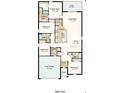 Detailed floor plan showcasing the layout of the main floor with bedrooms, bathrooms, and living spaces at 4770 Cloister St, Kissimmee, FL 34758