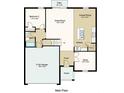 Layout of the main floorplan featuring an open kitchen, great room, garage, and study at 4747 Cloister St, Kissimmee, FL 34758