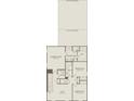 Floor plan of the second story shows owner's suite, bedrooms, bathrooms, a loft, and laundry room at 1985 Tohoqua Blvd, Kissimmee, FL 34744