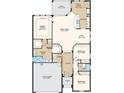 Spacious floor plan featuring an open-concept living area, Primary suite, and outdoor lanai at 4147 Coral Harbour Rd, Kissimmee, FL 34758