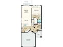 Detailed floor plan showcasing the layout of the first floor of the home at 5646 Ficus Aurea St, Kissimmee, FL 34758