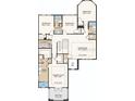 Upstairs floorplan featuring bedrooms, baths, laundry, game room, and primary suite with balcony at 4716 Coral Harbour Rd, Kissimmee, FL 34758