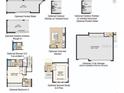 Floor plans showing kitchen, study, bedrooms, lanai, garage, and baths options for customization at 4716 Coral Harbour Rd, Kissimmee, FL 34758