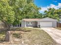 Well-maintained home featuring a classic white front door and a two-car garage at 4887 Seminole Ave, Winter Park, FL 32792