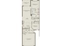 Detailed floor plan showcasing the layout of the home, including the covered lanai at 5166 Gardenrow Dr, St Cloud, FL 34772