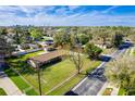 Aerial view of the property showcasing the lot size, location, and neighborhood, outlined in red at 1624 Bel Air Ave, Orlando, FL 32812